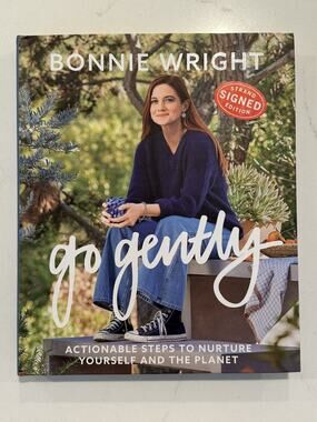 Bonnie Wright SIGNED Go Gently Book Signed Autographed Harry Potter ✍️